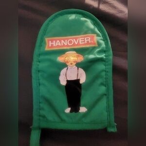 Vintage Admanco Hanover Foods Amish Boy Mascot 100% Cotton Oven Mitt